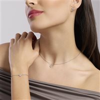 Bracciale Mabina Donna MY DIAMOND in Argento Diamante Lab Grown 0.04 Ct 534070 - 534070